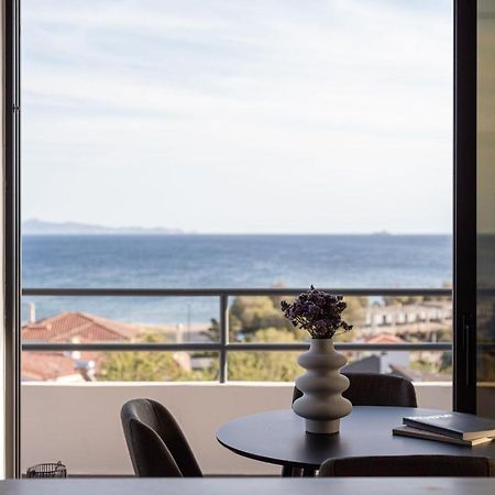 Апартаменти Sounio Panoramic Loft Суніон Екстер'єр фото