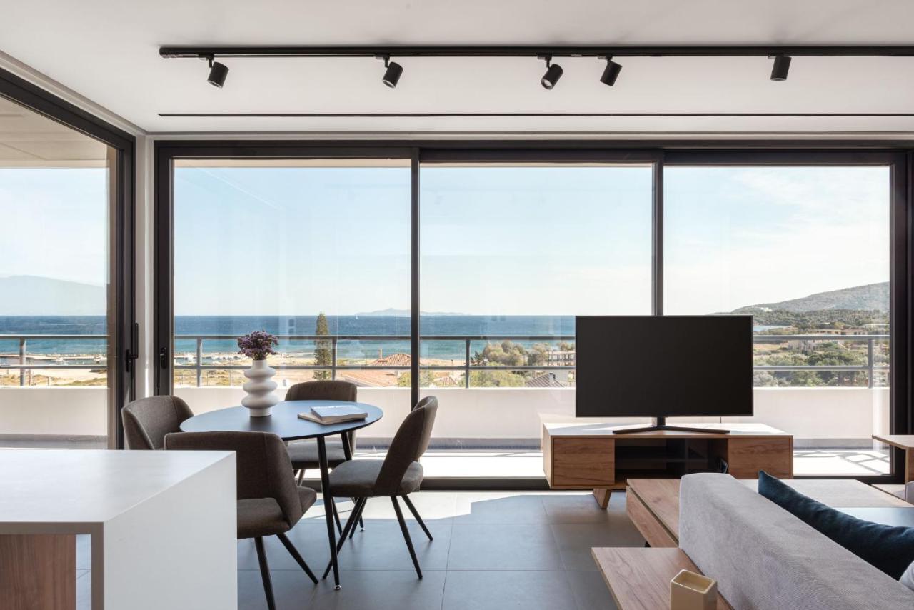 Апартаменти Sounio Panoramic Loft Суніон Екстер'єр фото