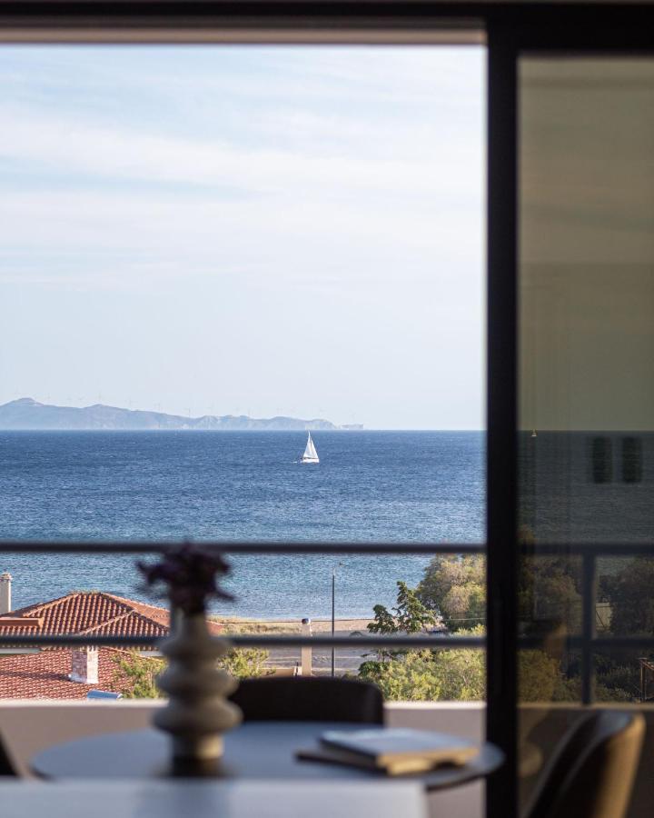 Апартаменти Sounio Panoramic Loft Суніон Екстер'єр фото