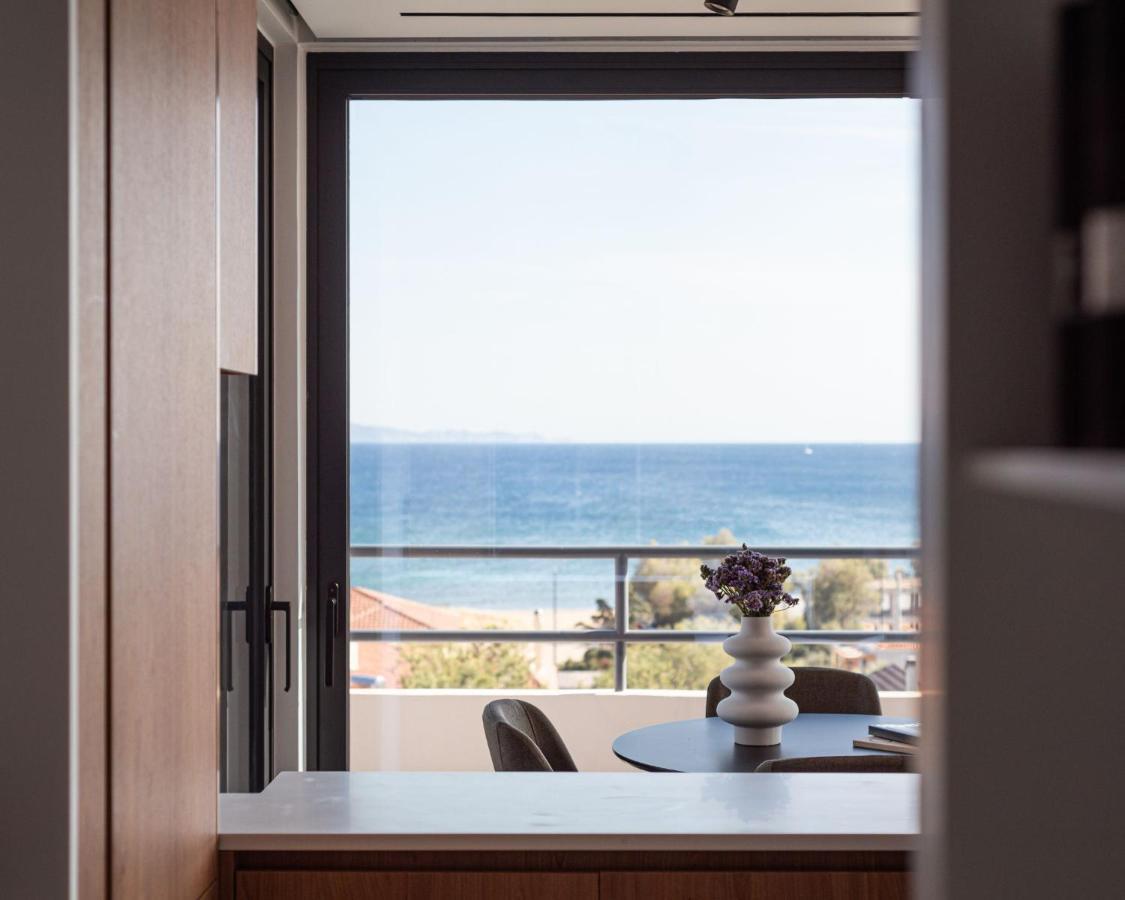 Апартаменти Sounio Panoramic Loft Суніон Екстер'єр фото
