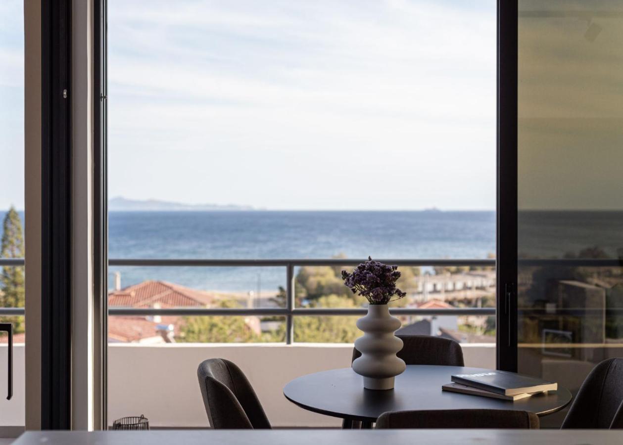 Апартаменти Sounio Panoramic Loft Суніон Екстер'єр фото