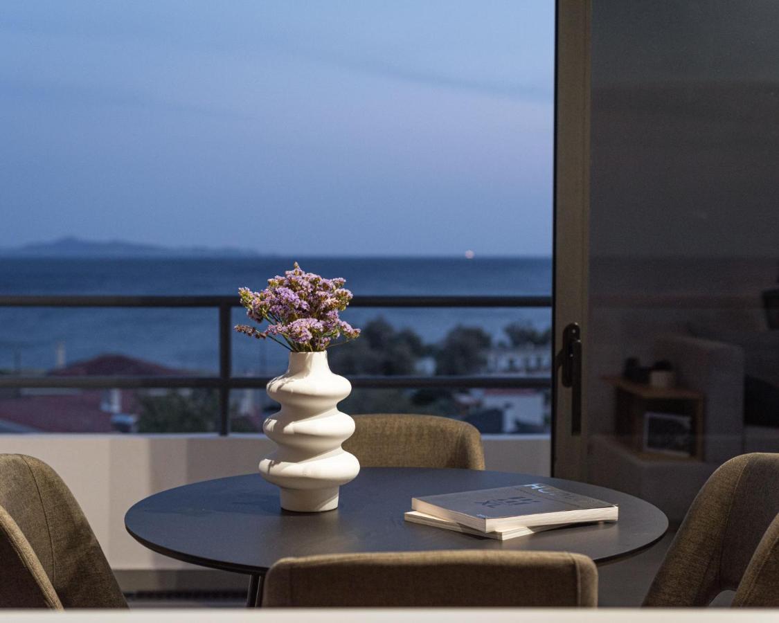 Апартаменти Sounio Panoramic Loft Суніон Екстер'єр фото